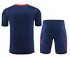 2024/2025 Manchester United pre-match training Blue Shirt+Shorts 1:1 Thai Quality