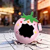 Protective Skin Cover with Lanyard Cute Protective Cover Strawberry Design Protector Sleeve Skin for Tamagotchi Paradise Electronic Pet