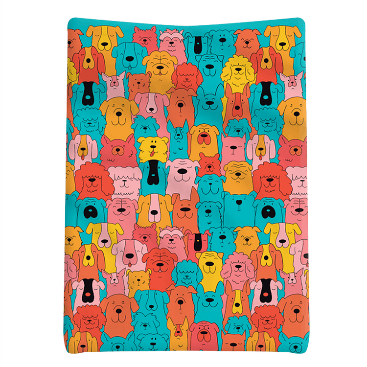 BlanketCute-Dog Breeds Blanket