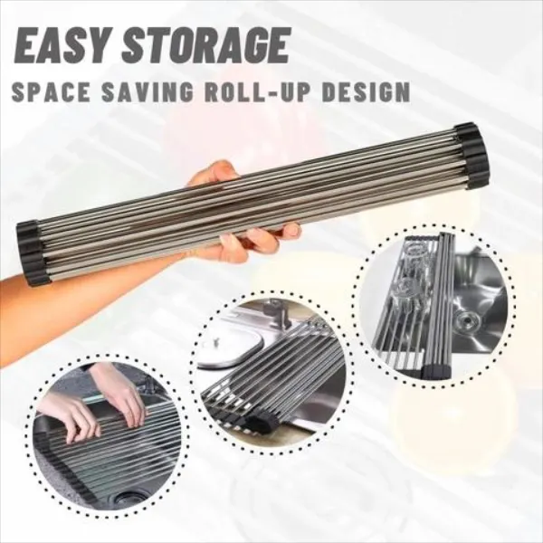 Sprucebag (Early Xmas Sale - Save 50% OFF) Roll Up Sink Rack, Buy 2 Free Shipping
