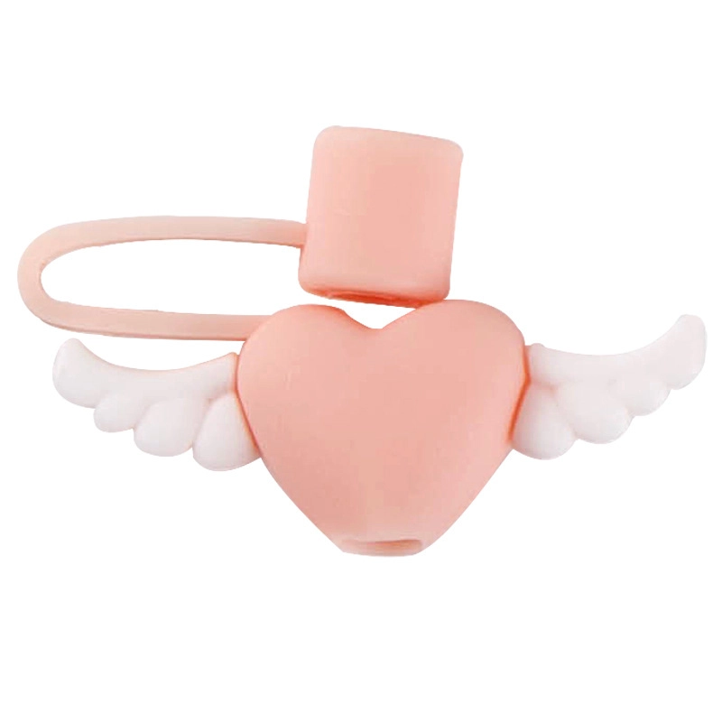 10mm Glass Straw Cap Dust Cover Stainless Steel Straw Dust Cover Dust Plug 10mm Large Diameter Milk Tea