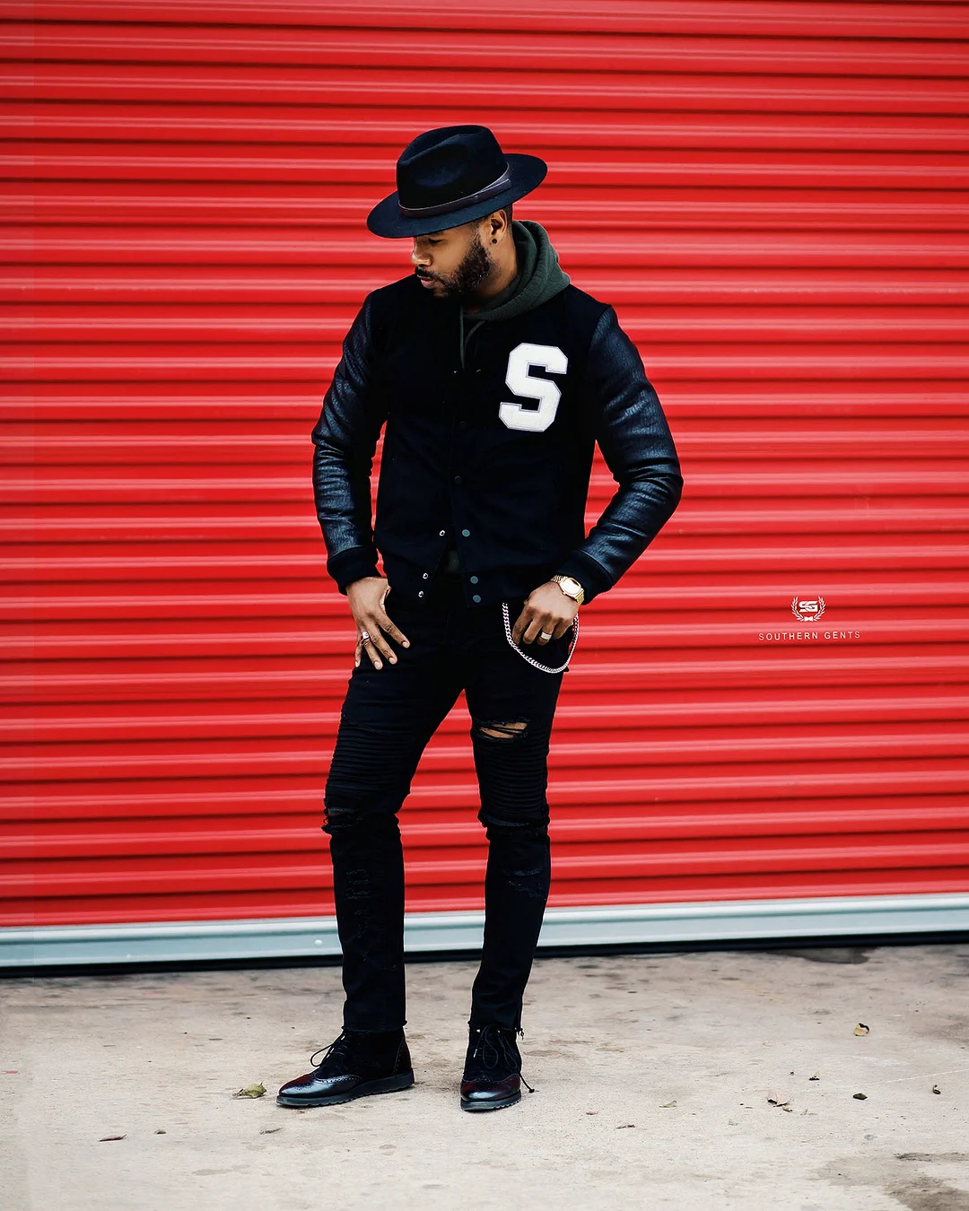 Miller Ranch Geoffery Fedora &ndash; Black[Fast shipping and box packing]