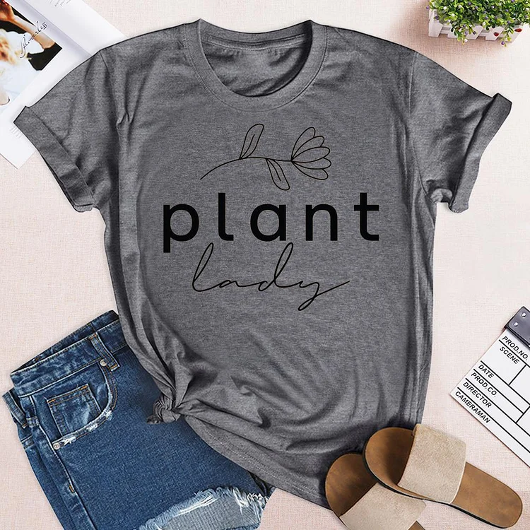 PLANT LADY Short-Sleeve Unisex T-Shirt Tee --Annaletters