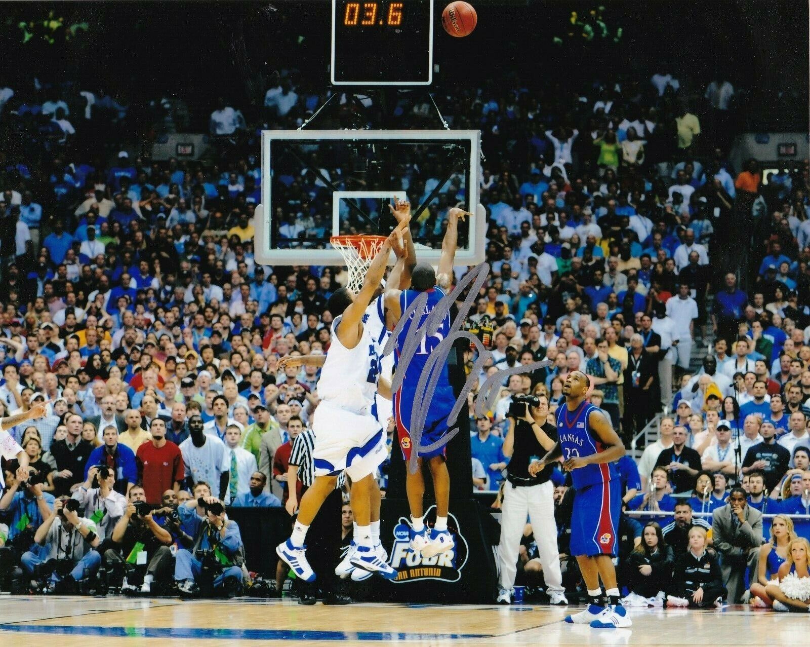 MARIO CHALMERS KANSAS JAYHAWKS THE SHOT