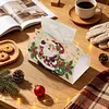 Santa Claus DIY Pearl Diamond Painting PU Cover Tissue Holder Kit Pearl Art Painting Decoration for Home & Gifts
