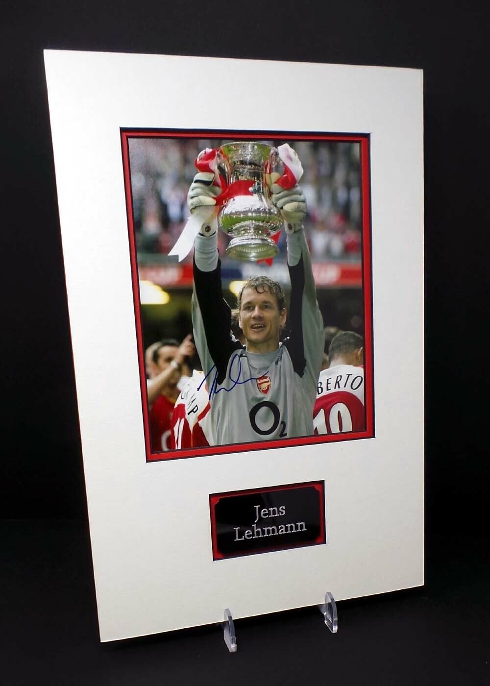 Jens LEHMANN Signed & Mounted 10x8 Arsenal Football Photo Poster painting AFTAL RD COA Gunners