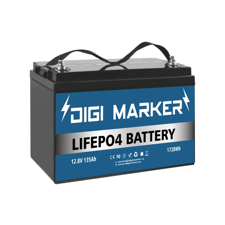 12.8V 135Ah LiFePO4 Battery 1728Wh Mini Size - Digi Marker