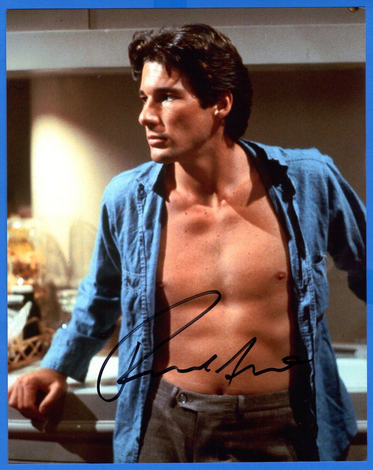 Richard Gere Actor Hand Signed Autograph 8x10 Photo Poster painting