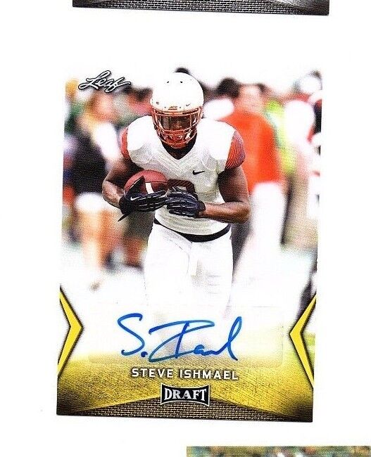 Steve Ishmael Syracuse Orange signed autograph 2018 Leaf Draft rookie card!