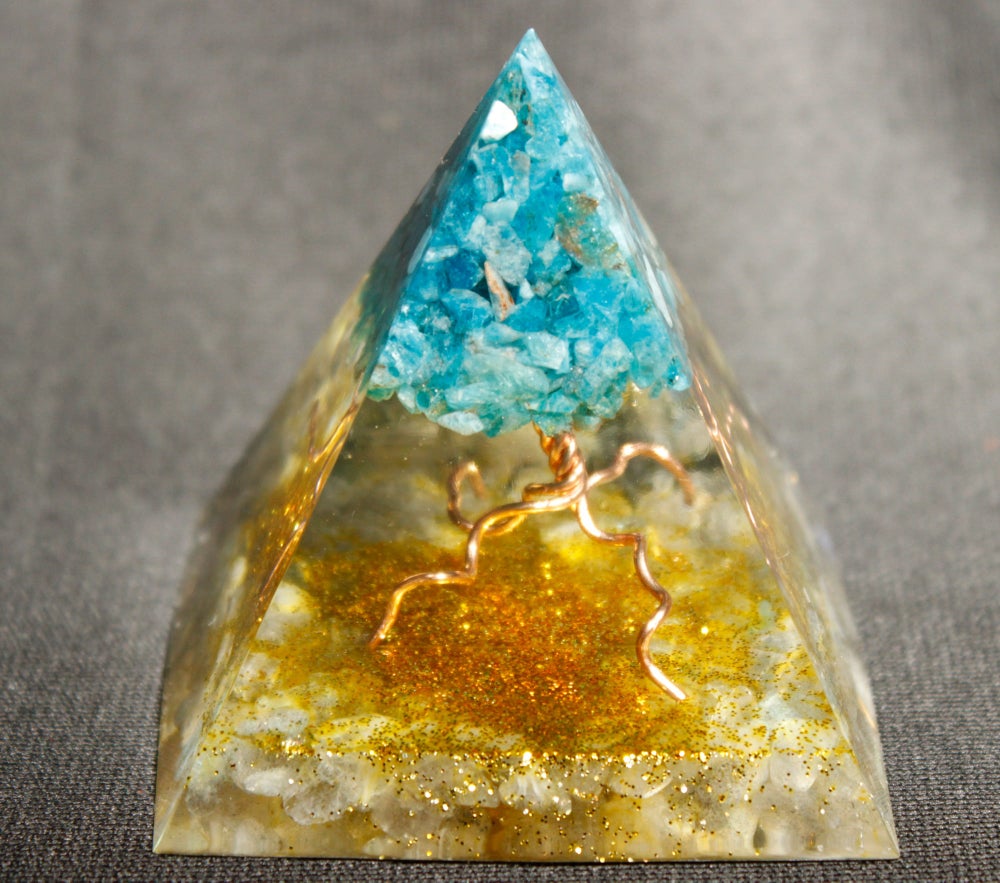 

Orgone Pyramid Chakra - Tree of Life, 501 Original