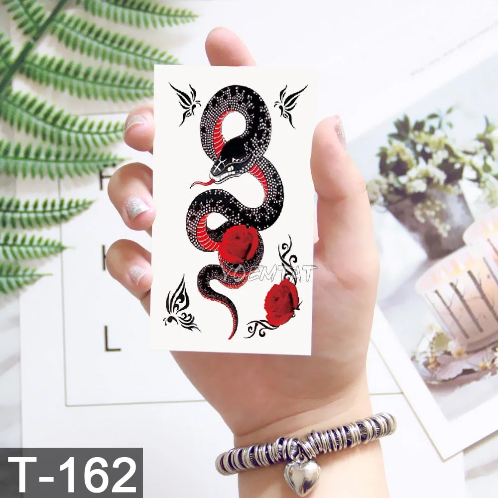 Waterproof Temporary Tattoo Sticker Cute Watercolor Cartoon Design Children Lamp Water Transfer Tatto Marine Man Girl Fake Tatoo