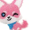 Fox Beaded Counted Cross Stitch Ornament Kit Cross Stitch Bead Keychain (B)