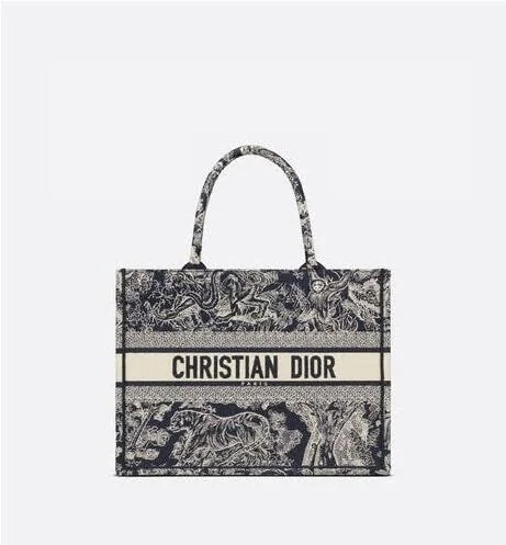 Iconic Christian Dior Embroidered Patterns: Book Tote Edition - Academy by  FASHIONPHILE