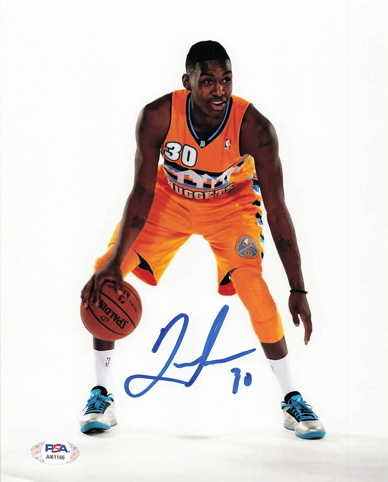 QUINCY MILLER signed 8x10 Photo Poster painting PSA/DNA Denver Nuggets Autographed