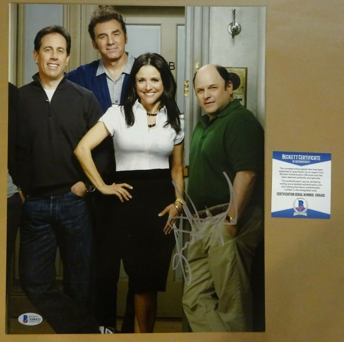 Signed JASON ALEXANDER Autographed 11X14 Photo Poster painting BECKETT COA BAS SEINFELD GEORGE