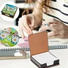 (US Local)Butterfly PU Diamond Painting Notecard Box Contains 150 Sheets of Paper