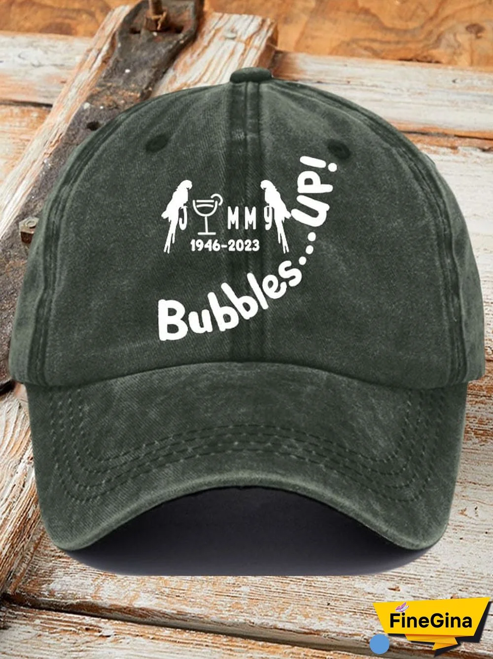 Jimmy 1946-2023 Bubbles Up Print Baseball Cap