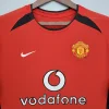Retro 2002-04 Long Sleeve Manchester United Soccer Jersey Home