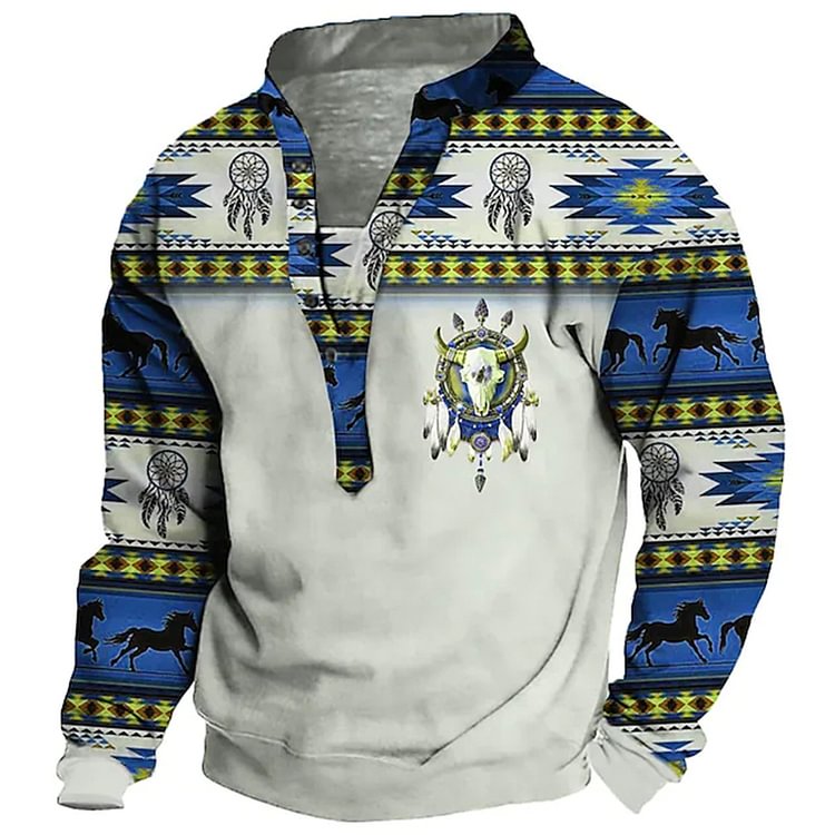 Men's Outdoor Casual Tactical Long Sleeve Sweatshirt