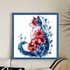 Blue And White Porcelain Cat-11CT Stamped Cross Stitch 40*40cm tapestrymarket