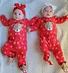 Christmas Baby Boy Girl Jumpsuit Red Playsuit