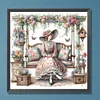 Diamond Painting -DIY Round Drill Swing Lady