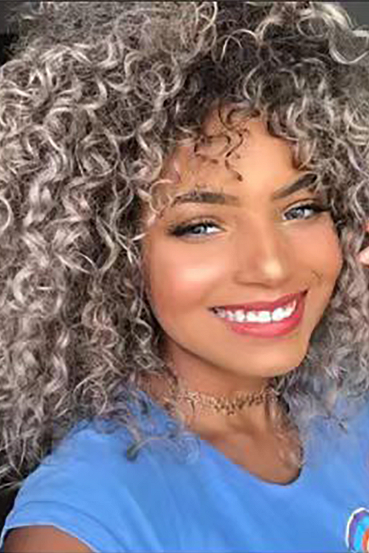 Short Curly Hair Afro Curls Wigs