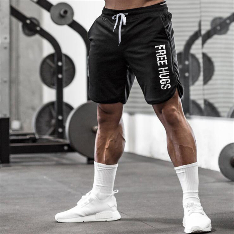 Free Hugs Men's Gym and Sports Fitness Shorts
