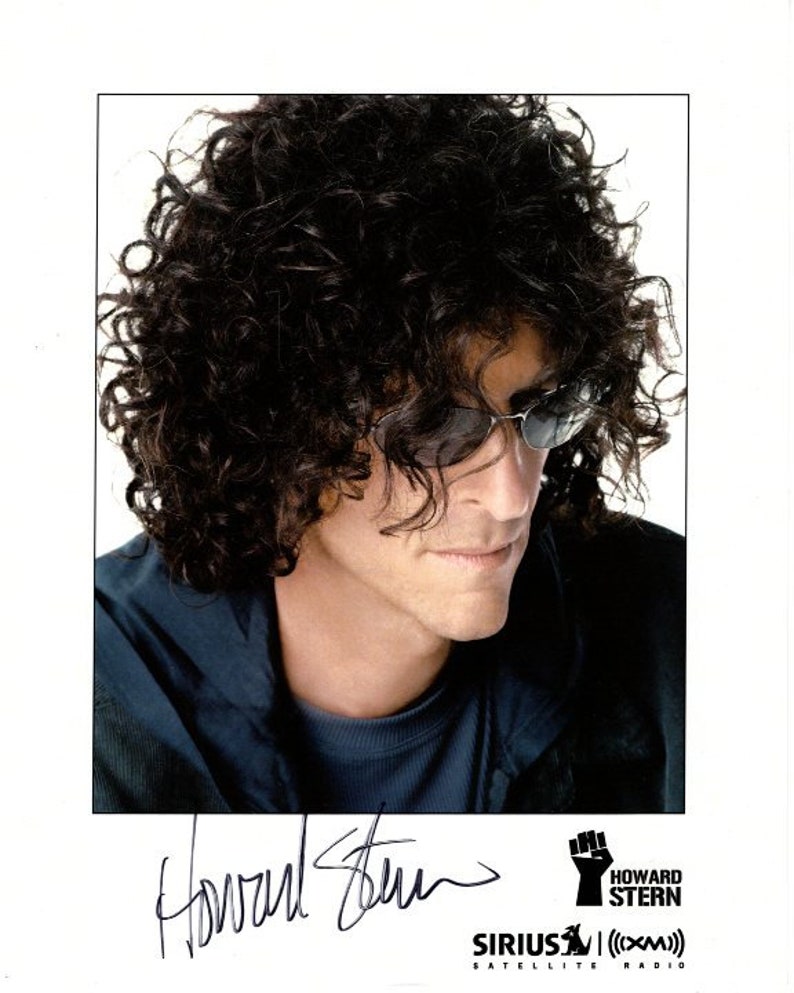 Howard stern signed autographed 8x10 siriusxm radio Photo Poster painting