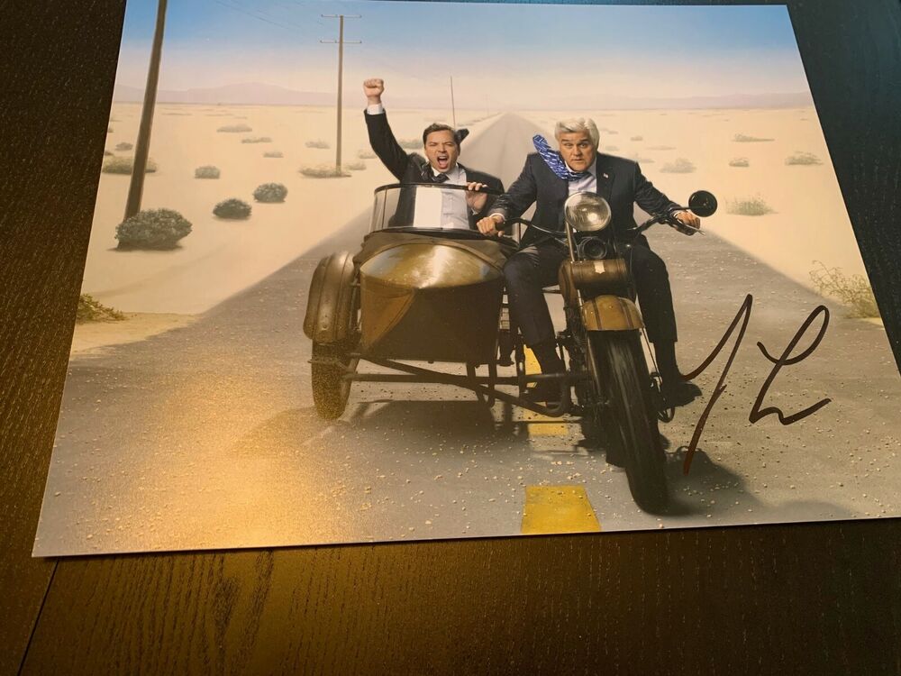 JAY LENO SIGNED 11X14 Photo Poster painting EXACT PROOF AUTOGRAPHED JIMMY FALLON