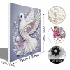 (Pre-Framed)Diamond Painting-DIY Crystal Rhinestone Peace Dove(25x25cm)