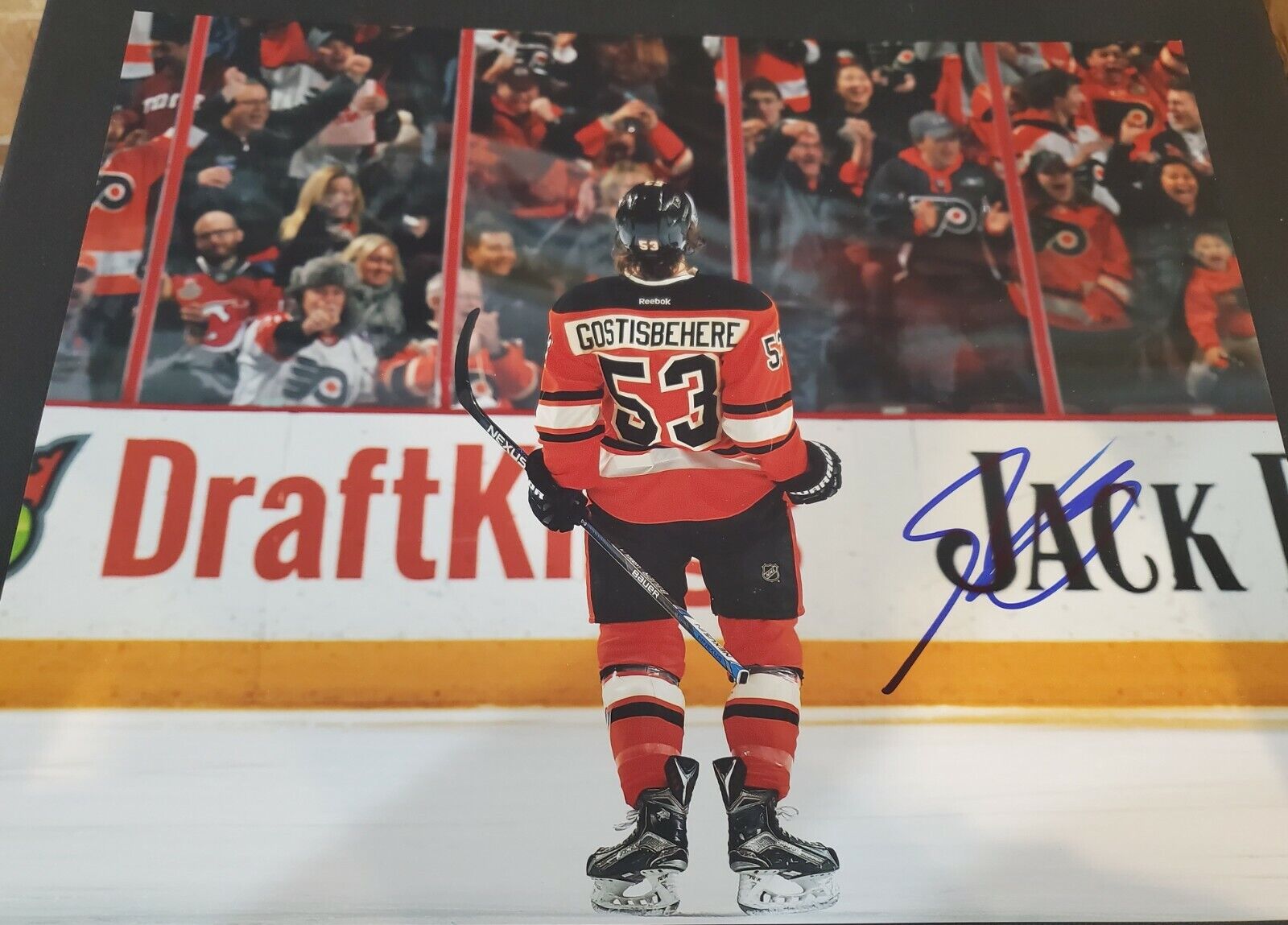 Autographed 11X14 Shayne Gostisbehere Philadelphia Flyers Photo Poster painting - w/COA