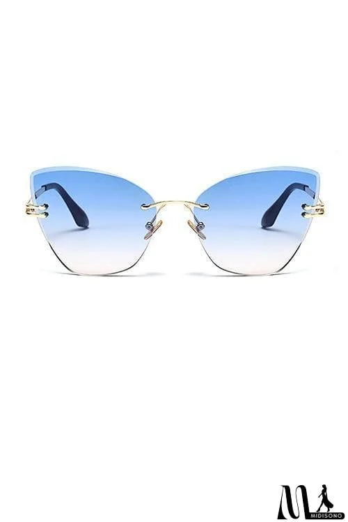 MidiSono - Cat Eye Gradient Sunglasses