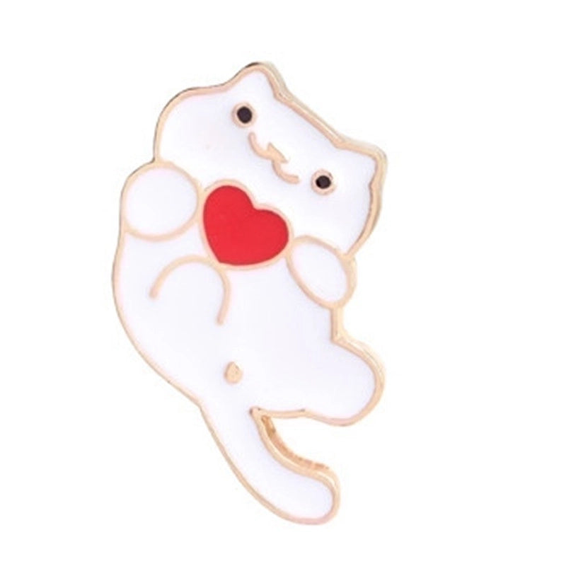 Cartoon Style Cute Cowboy Style Animal Alloy Stoving Varnish Plating Kid’s Unisex Brooches Collar Pin