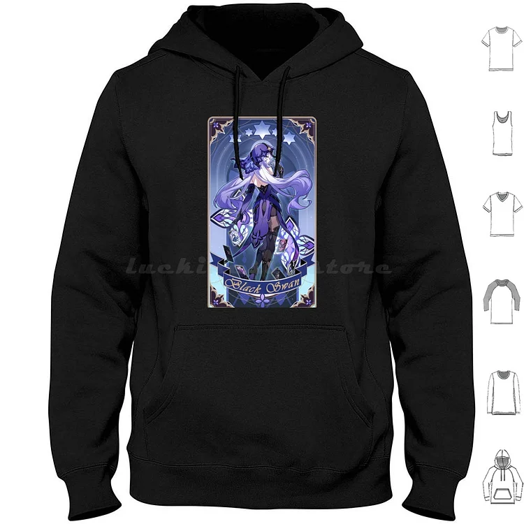 Black Swan Honkai Star Rail Hoodies