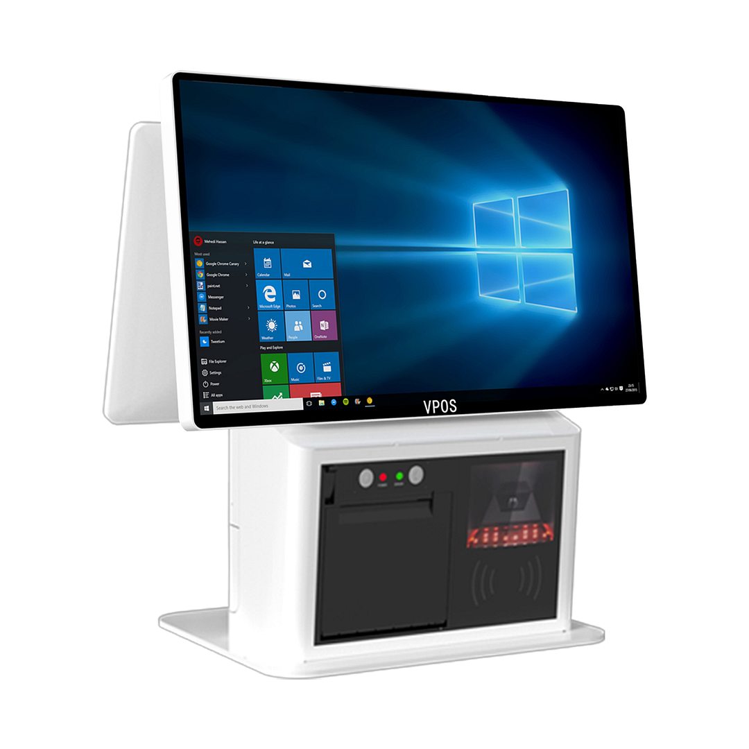 Desktop 15.6"/18.5"/215" RFID Automatic Self Payment Machine Fast Food Ordering Machine RFID Self Service Payment Kiosk For Restaurant