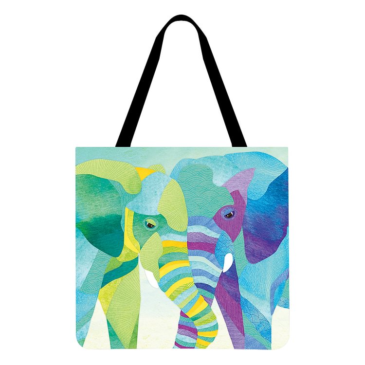 American Abstract Pop Animal - Linen Tote Bag