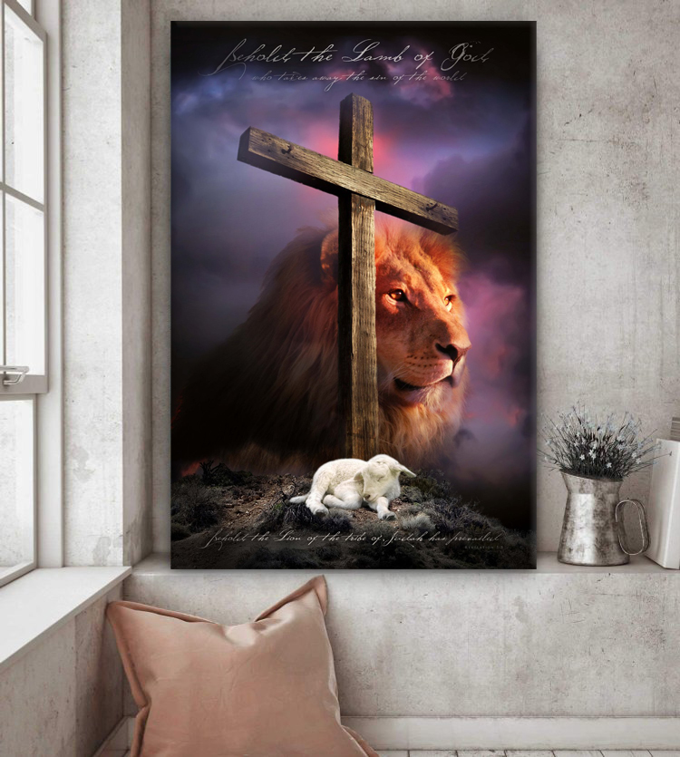 The lion of Judah Canvas Wall Art