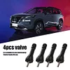 4pcs Snap-in Rubber Valve Stem for Qashqai Sylphy Teana X-Trail