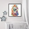 Diamond Painting-DIY Crystal Rhinestone Skull Hourglass