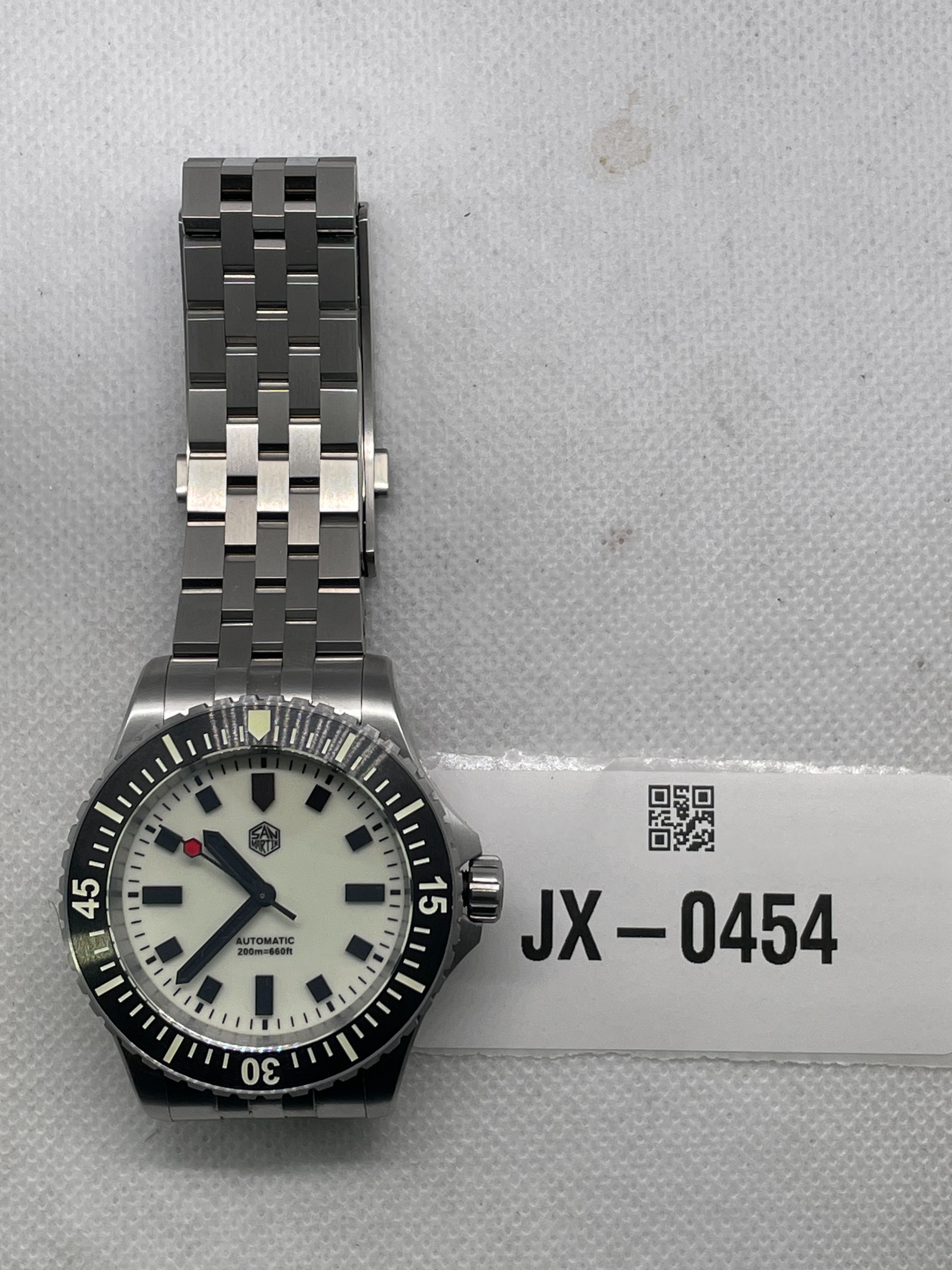 ★US-Pre-Owned★San Martin 1200HV Hardening Coating Full Luminous Watch SN0012 San Martin Watch san martin watchSan Martin Watch
