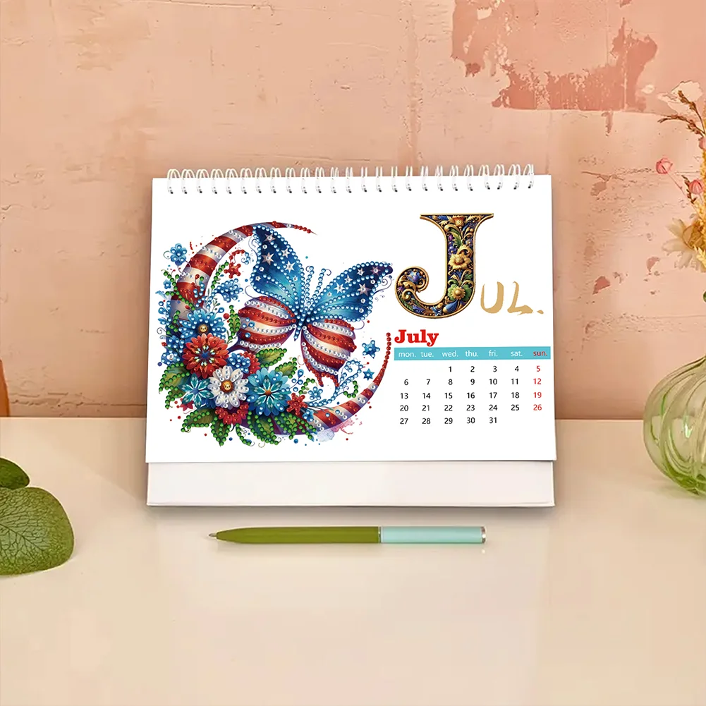 Diamond Painting Monthly Calendar Kit Diamond Art Calendar for DIY Crafts Party