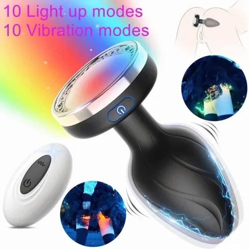 anal plug fiyatları CalExotics Southern Lights Vibrating Light-Up Anal Probe – Condomania.com