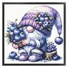 (US Local)Gnome - 9CT Partial Beaded Cross Stitch Kit(39x39cm)