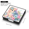 Cat Leather Diamond Art Note Box with 160 Sheets of Paper for Adults Beginners