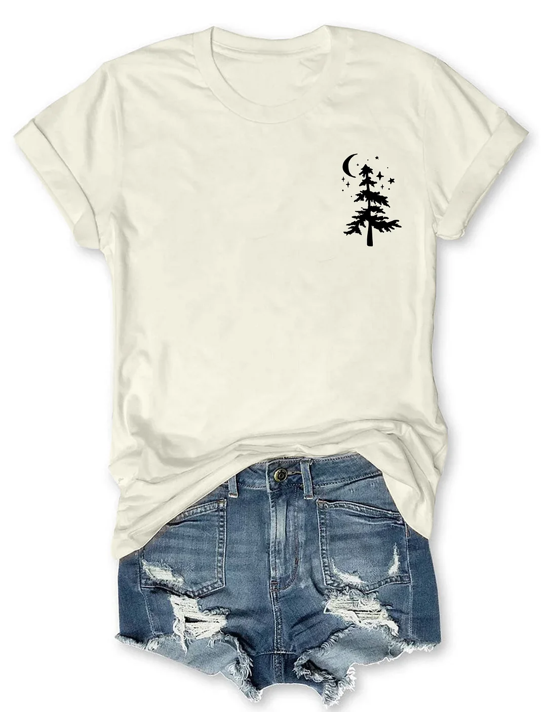 No City Lights Just Camp Fire Nights T-shirt