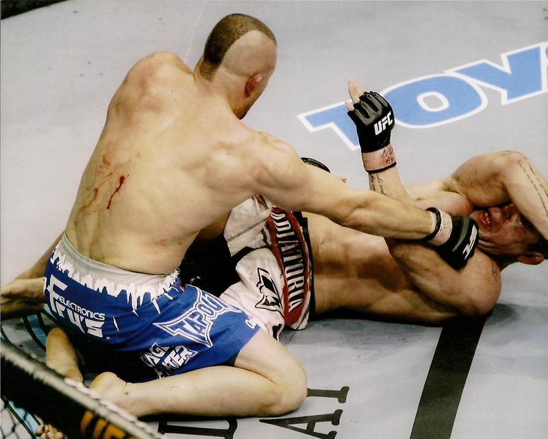 Chuck Liddell v Wanderlei Silva UFC 79 8x10 Photo Poster painting Picture 2007 Fight of the Year