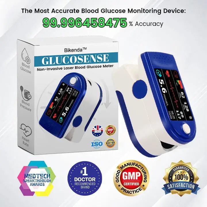 	𝗕𝗶𝗸𝗲𝗻𝗱𝗮&trade; Next-Generation Intelligent Multifunctional Non-Invasive Laser Blood Glucose Meter