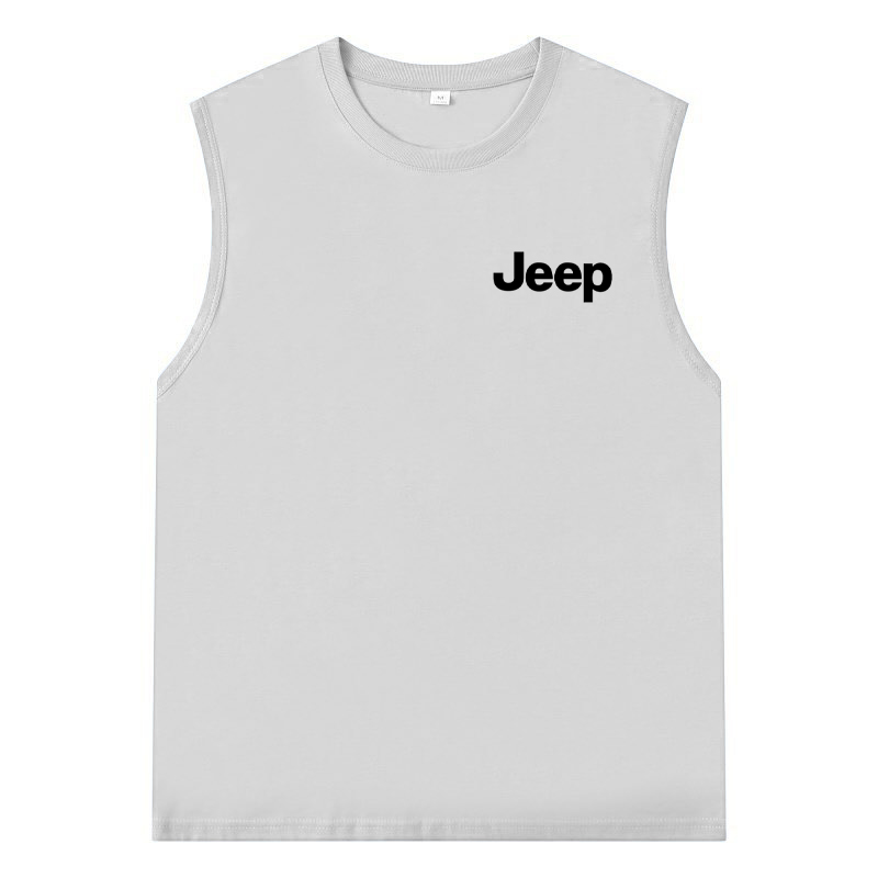 Men's Outdoor Retro Lettering Slogan Tank Top