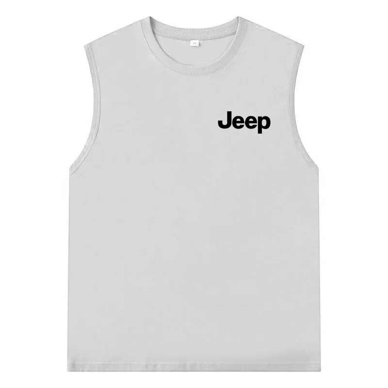 Men's Outdoor Retro Lettering Slogan Tank Top